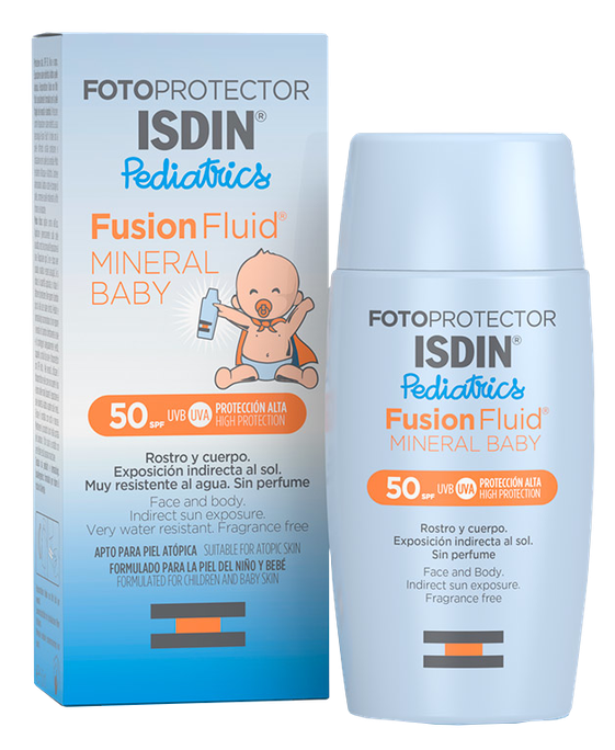 ISDIN Fotoprotector Pediatrics SPF 50 Mineral Baby saules aizsarglīdzeklis, 50 ml - 1