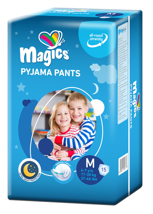 MAGICS Pyjama Pants M (17-30 kg) biksītes, 15 gab. - 1