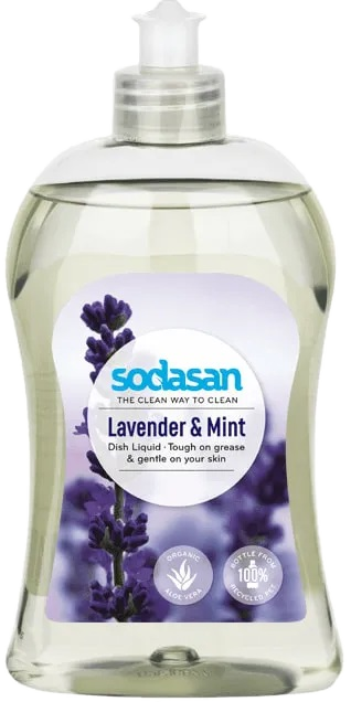 SODASAN Ar Lavandas Un Piparmētru Aromātu trauku mazgāšanas līdzeklis, 500 ml - 1