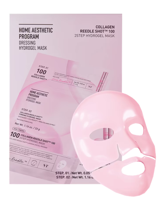 VT COSMETICS Collagen Reedle Shot 100 2Step Hydrogel maska, 33 g - 2