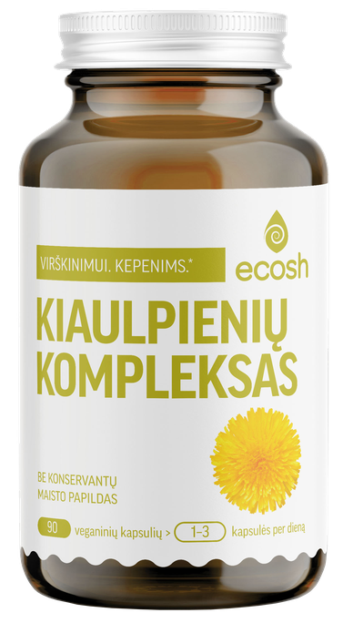 ECOSH Kiaulpienių kompleksas kapsulės, 90 vnt. - 1