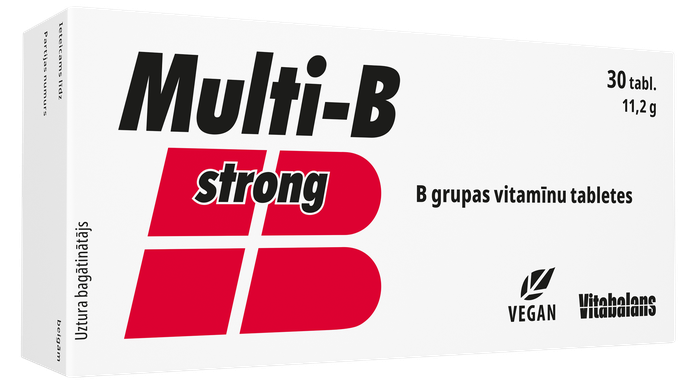 VITABALANS Multi-B Strong tabletes, 30 gab. - 1