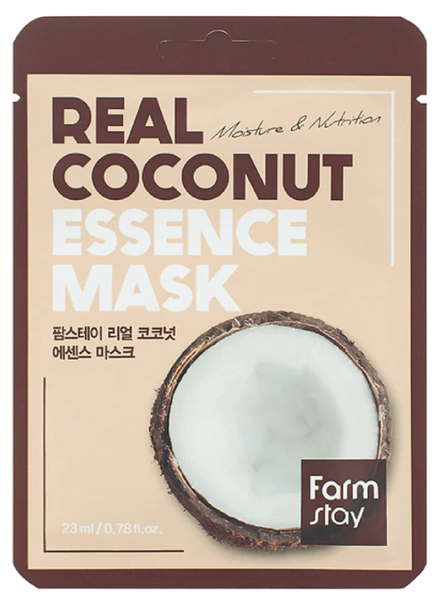 FARMSTAY Real Coconut auduma sejas maska, 1 gab. - 1