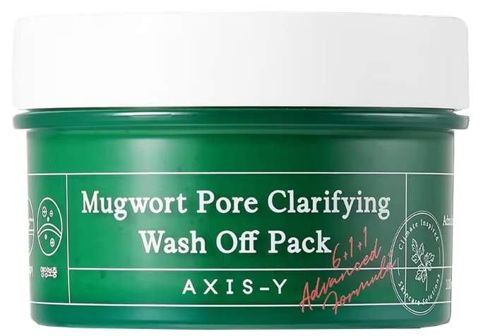 AXIS-Y Mugwort Pore Clarifying Wash Off sejas maska, 100 ml - 1