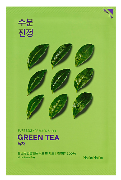 HOLIKA HOLIKA Pure Essence Green Tea sejas maska, 23 ml - 1