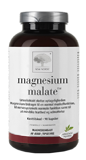 NEW NORDIC Magnesium Malate kapsulės, 90 vnt. - 1