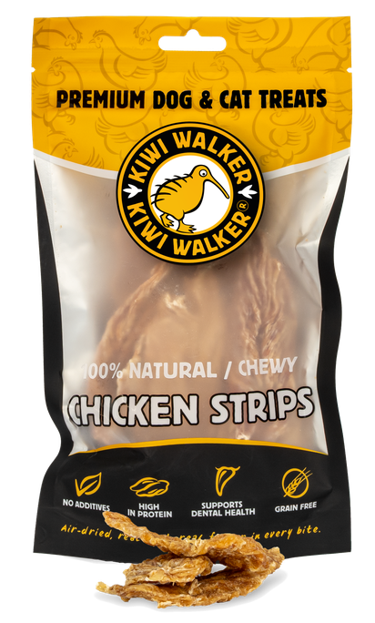 KIWI WALKER Kaltētas Vistas Strēmelītes kārumi, 100 g - 1