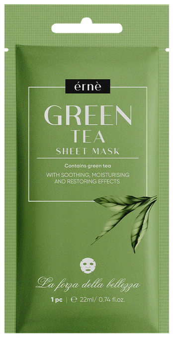 ERNE Green Tea auduma sejas maska, 22 ml - 1