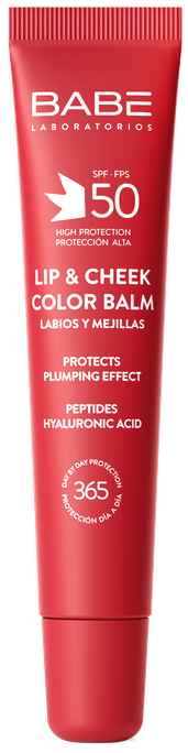 BABE Lip&Cheek SPF 50 Red lūpu balzams, 20 ml - 1