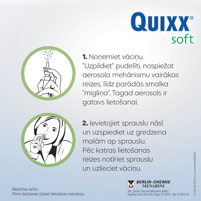QUIXX Soft deguna aerosols, 30 ml - 5
