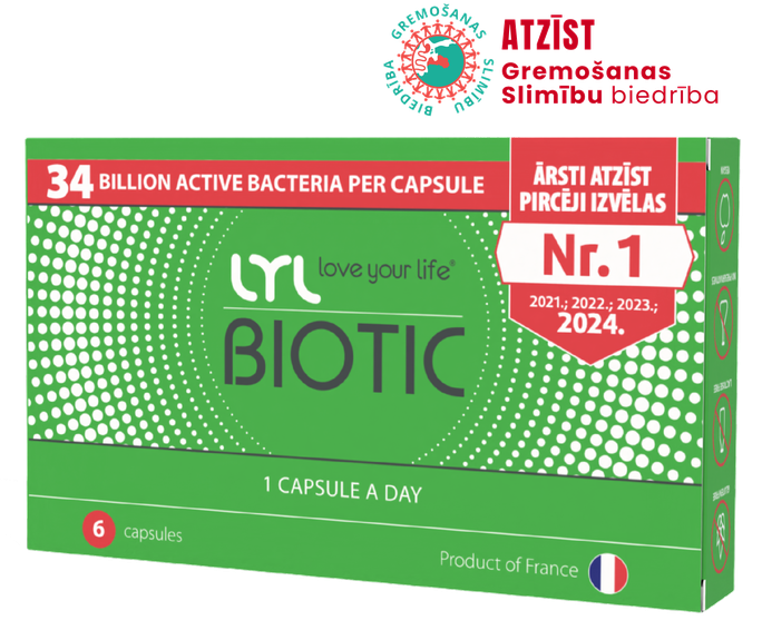 LYL BIOTIC kapsulas, 6 gab. - 1