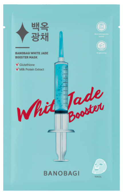 BANOBAGI Booster White Jade lakštinė veido kaukė, 1 vnt. - 1