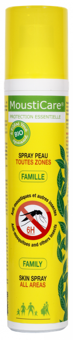 MOUSTICARE Family uz ādas izsmidzināmais aerosols, 125 ml - 1