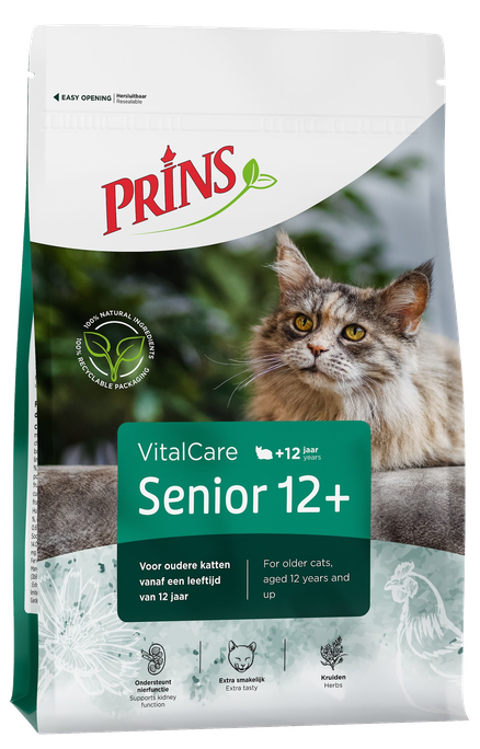 PRINS VitalCare Senior 12+ sausā barība, 1.5 kg - 1