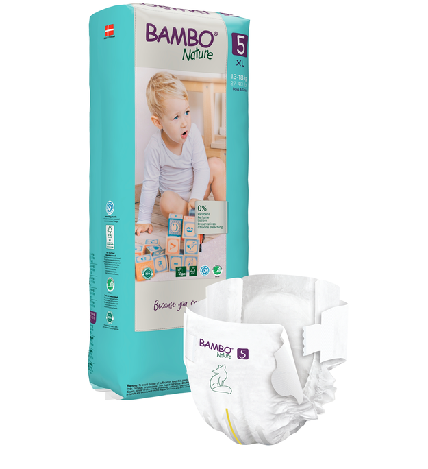BAMBO NATURE Nature Tall XL-5 (12-18 kg) autiņbiksītes, 44 gab. - 2