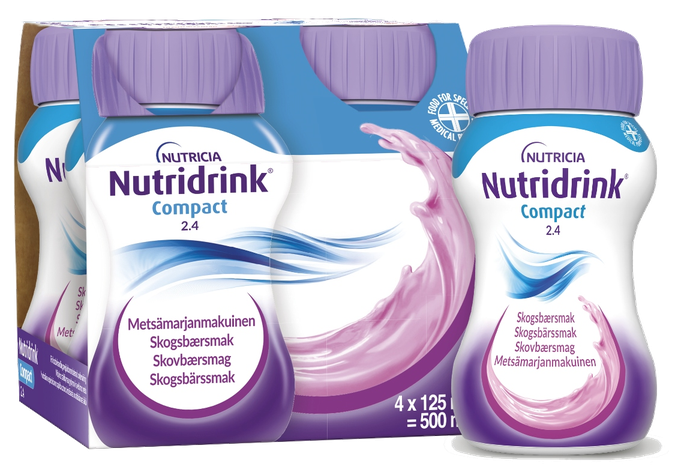 NUTRICIA Nutridrink ar meža ogu garšu 125 ml dzēriens, 4 gab. - 1