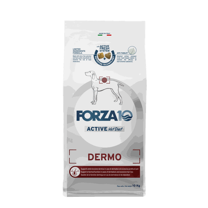 FORZA10 Active Vetdiet Dermo, Suņiem sausā barība, 4 kg - 1