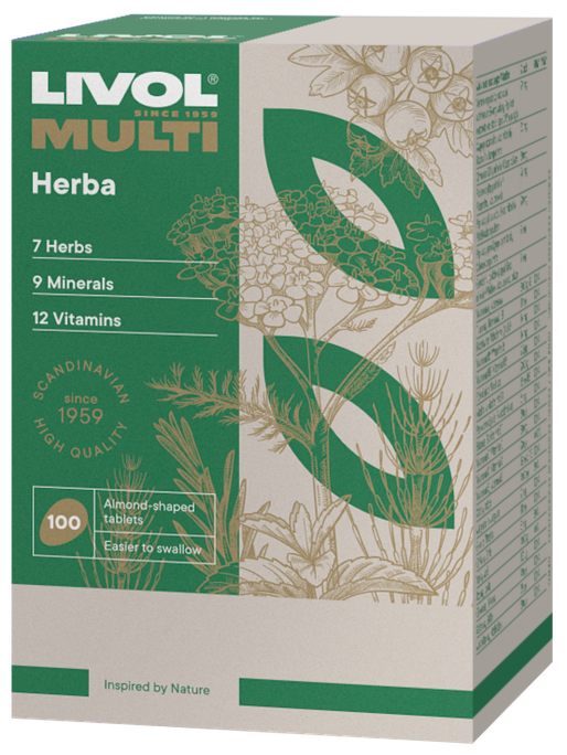 LIVOL Multi Herba tabletes, 100 gab. - 1