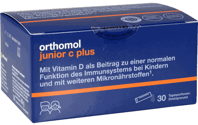 ORTHOMOL Junior C Plus paketėliai, 30 vnt. - 1