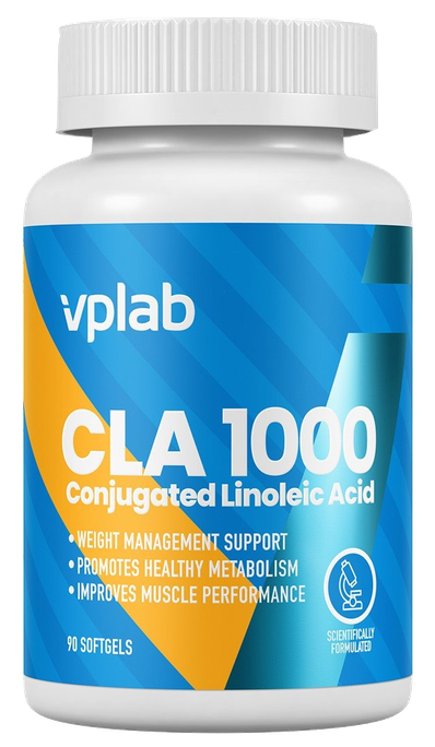 VPLAB CLA 1000 minkštos gelio kapsulės, 90 vnt. - 1