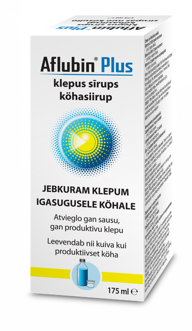 AFLUBIN Plus sīrups, 175 ml - 2