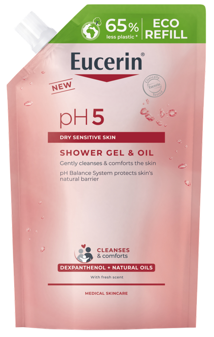 EUCERIN PH5 (Refill) dušas želeja, 400 ml - 1