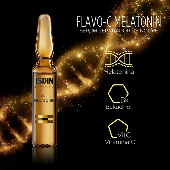 ISDIN Isdinceutics Flavo-C Melatonin + Ultraglican ampulas, 20 gab. - 3