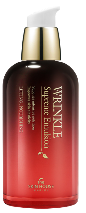 THE SKIN HOUSE Wrinkle Supreme branžiai odai skirta emulsija, 130 ml - 1