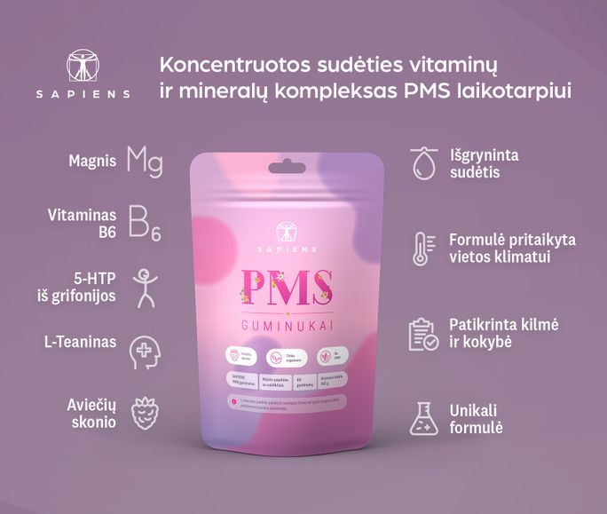 SAPIENS PMS guminukai, 60 vnt. - 2