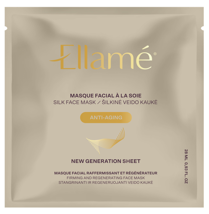 ELLAME Anti-aging Silk auduma sejas maska, 1 gab. - 1