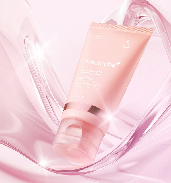 MEDICUBE Collagen Night Wrapping sejas maska, 75 ml - 4