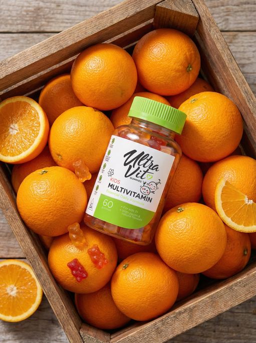 ULTRAVIT Gummies Kids Multivitamin košļājamās tabletes, 60 gab. - 5