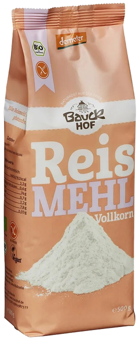 BAUCK HOF pilngraudu rīsu milti, 500 g - 1