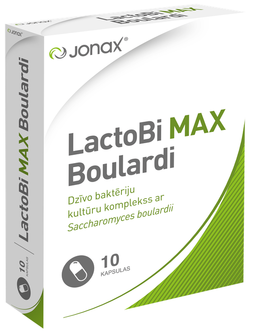 JONAX Lactobi Max Boulardi kapsulas, 10 gab. - 1