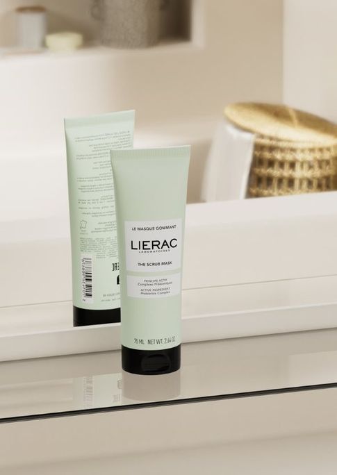 LIERAC The Scrub Mask Valomoji Šveitimo Kaukė Visų Tipų Odai, 75 ml - 2