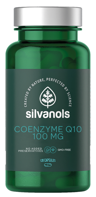 SILVANOLS Premium Coenzyme Q10 100mg kapsulas, 120 gab. - 1