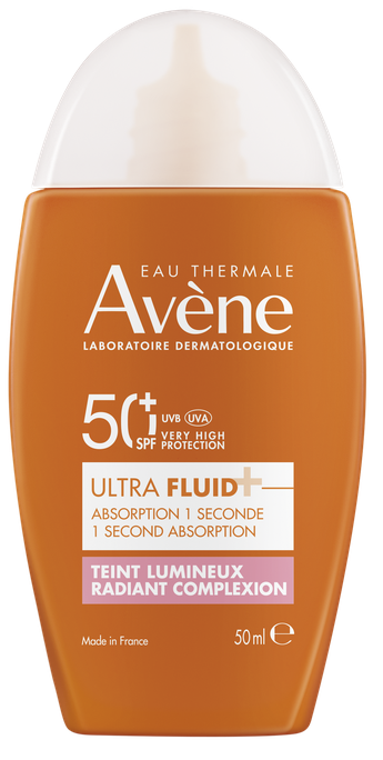 AVENE Sun Ultra Fluid Radiance SPF 50+ fluīds, 50 ml - 1