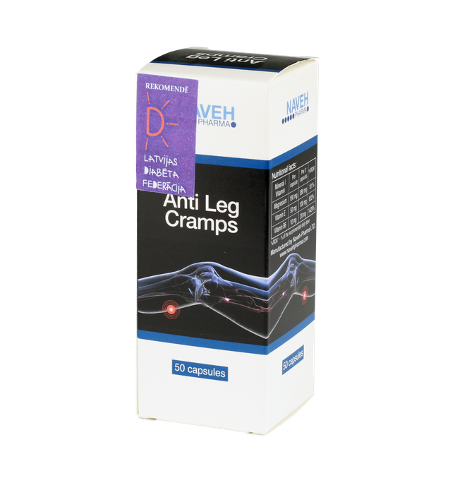 ANTI LEG Cramps kapsulas, 50 gab. - 1