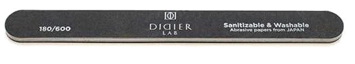 DIDIER LAB Straight Black 180/600 nagu vīlīte, 1 gab. - 1