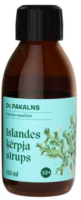 DR. PAKALNS Islandes ķērpja sīrups, 120 ml - 1