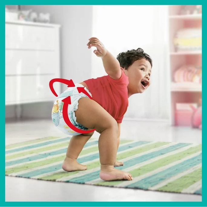 PAMPERS Pants 3, 6-11 kg autiņbiksītes, 62 gab. - 4