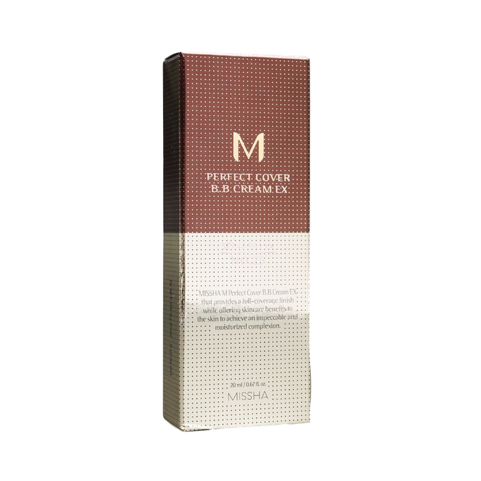 MISSHA M Perfect Cover BB SPF42 NO.27 Honey Beige sejas krēms, 20 ml - 2