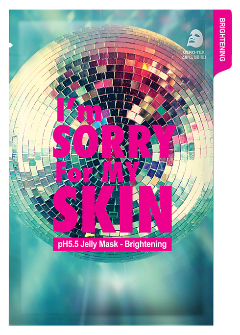 I'M SORRY FOR MY SKIN pH5.5 Jelly-Brightening sejas maska, 33 ml - 1