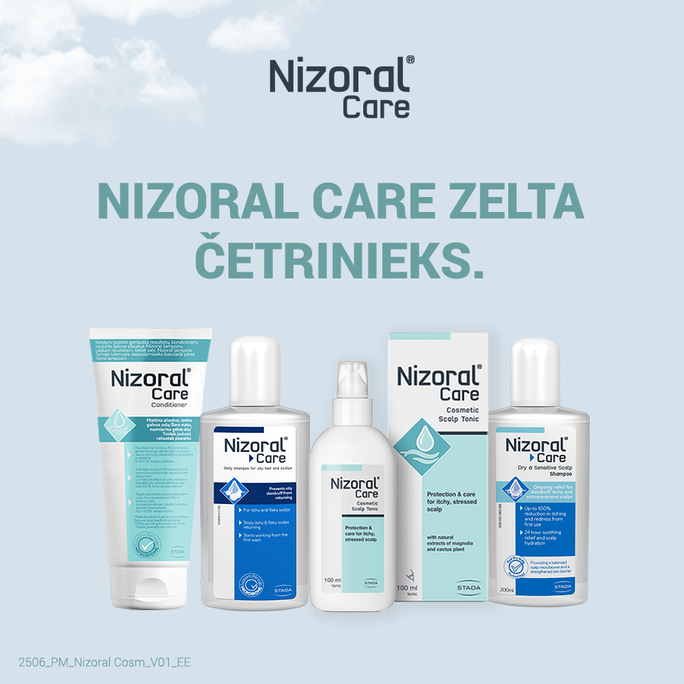 NIZORAL Care Oily Scalp Pret Blaugznām Taukainai Galvas Ādai šampūns, 200 ml - 4