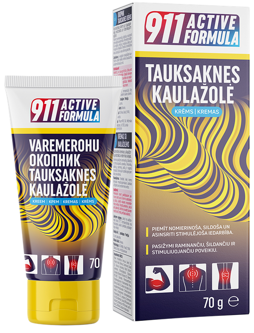 911 Active Formula Tauksaknes krēms, 70 g - 1