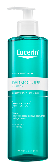 EUCERIN DermoPure Clinical Gentle attīroša želeja, 400 ml - 1