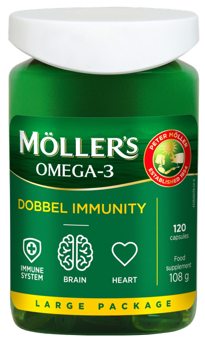 MOLLERS Dobbel Immunity kapsulas, 120 gab. - 1