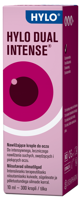 HYLO Dual Intense acu pilieni, 10 ml - 1