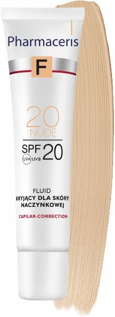 PHARMACERIS F Capilar-Correction 20 Nude SPF 20 fluīds, 30 ml - 3