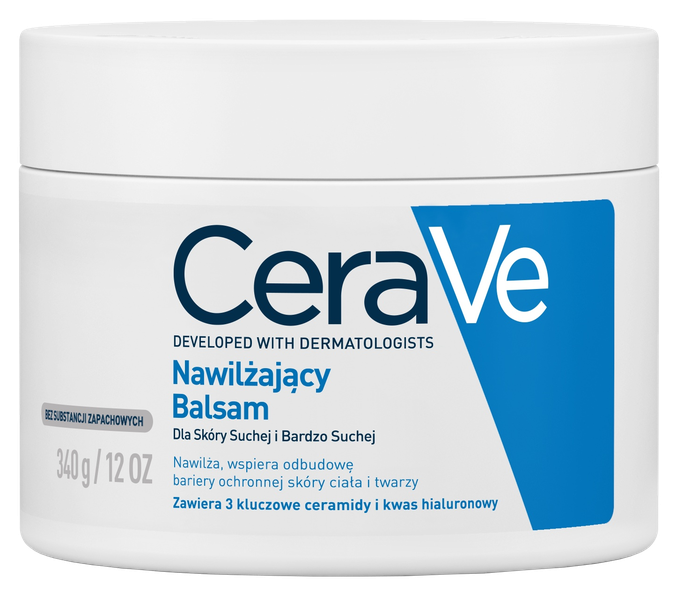 CERAVE For Body And Face Whit Ceramides Moisturising balzams, 340 g - 1